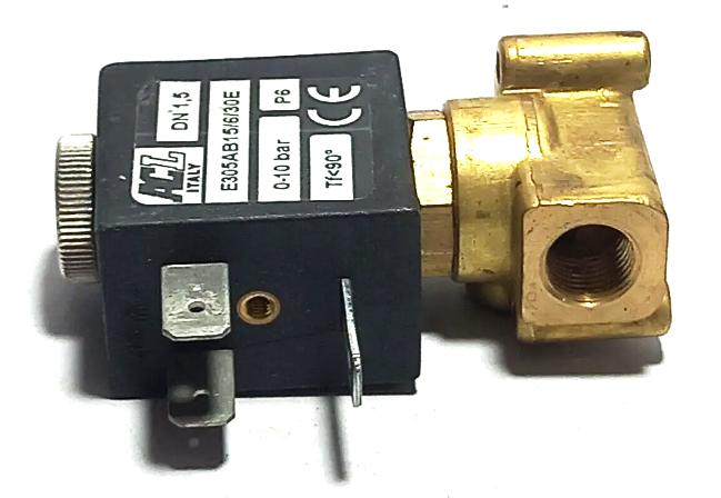 VÁLVULA SOLENOIDE CAMOZZI 220V 2 VÍAS M12X1