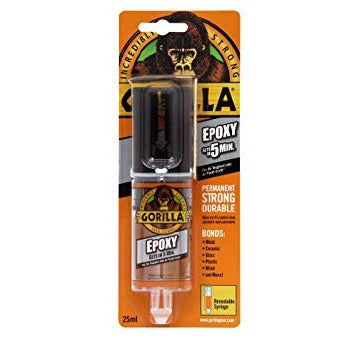 GORILLA EPOXY GLUE SYRINGE 25ML