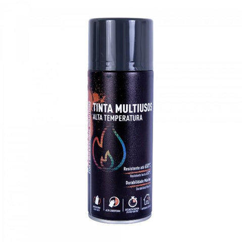 MANTOOLS SPRAY CINZA ANTRACITE ALTA TEMPERATURA 400ml