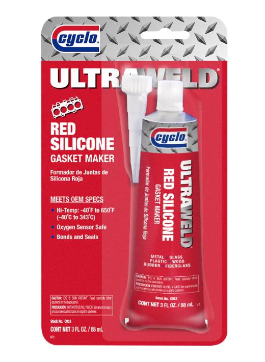 RED SILICONE CYCLO A.TEMPERATURE RTV TUBE