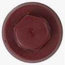 TAMPA NYLON BORDEAUX PARA PARAFUSO  5.5