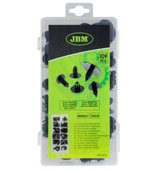JBM 53712 JOGO MOLAS FIXAÇÃO RENAULT/DACIA 109 PCS