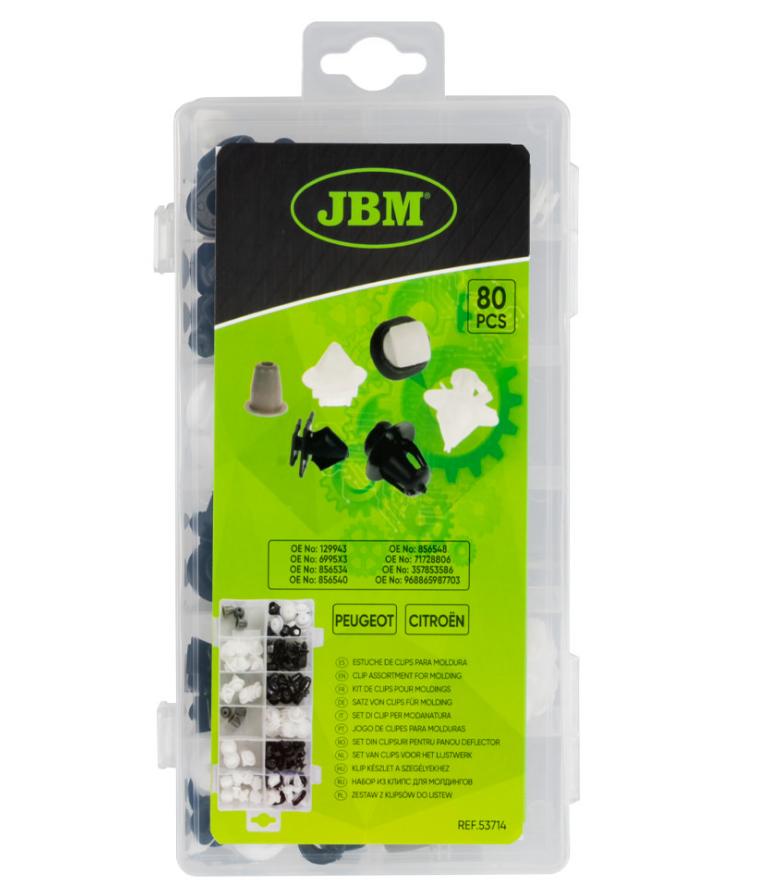 JBM 53714 JOGO MOLAS PAINEL PEUGEOT/CITROËN 80 PCS