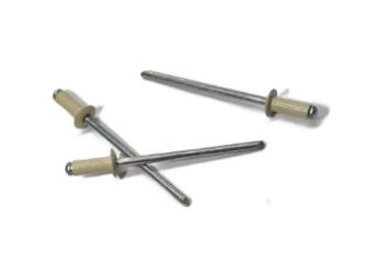 BRALO REBITES ALUMINIO 3  X 8 BEJE 1015