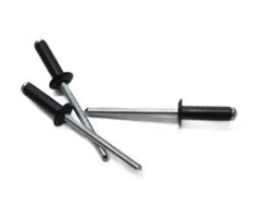 BRALO REBITES ALUMINIO 3  X10  PRETO 9005