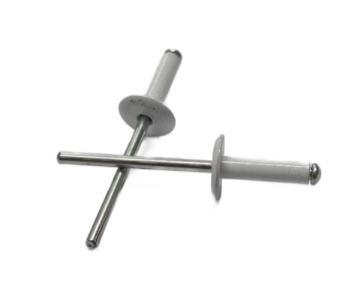 BRALO ALUMINUM RIVETS WIDE BRIM C14 4.8X18 WHITE