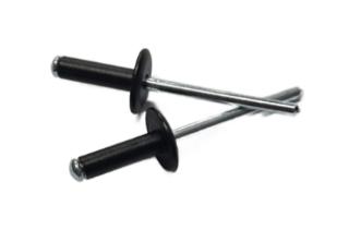 BRALO REBITES ALUMINIO ABA LARGA C16 5x16 PRETO