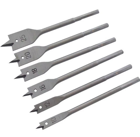 MASTER PROF JOGO BROCAS PUAS PARA MADEIRA 6 Pcs BPMJ01