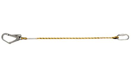 SAFETOP CORDA 1MT COM MOSQUETÃO E GANCHO 80106-P