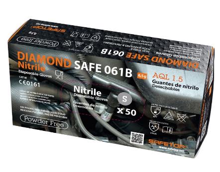 SAFETOP LUVAS NITRILO DIAMOND 061  XL (CAIXA 50)