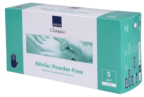 ABENA GUANTES NITRILO AZUL S (CAJA 100)