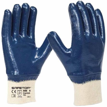 SAFETOP LUVAS NITRILO AZUL G148 Nº 9