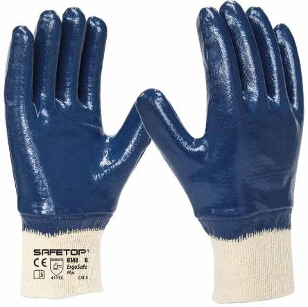 SAFETOP LUVAS NITRILO AZUL G148 Nº10