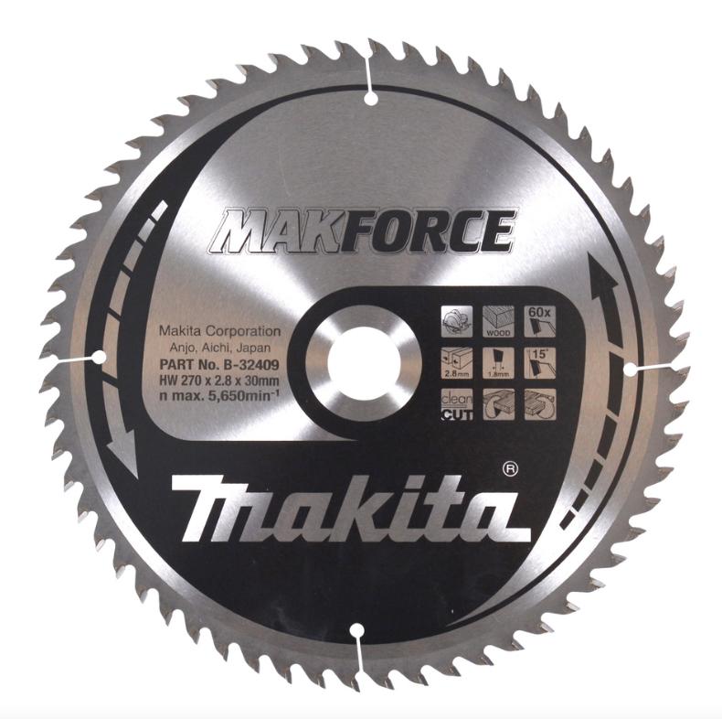 MAKITA DISCO SERRA CIRCULAR MADEIRA 270-60T B-32409