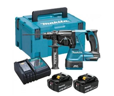 MAKITA MARTELO LIGEIRO DHR242RTJ 18V 5.0 Ah