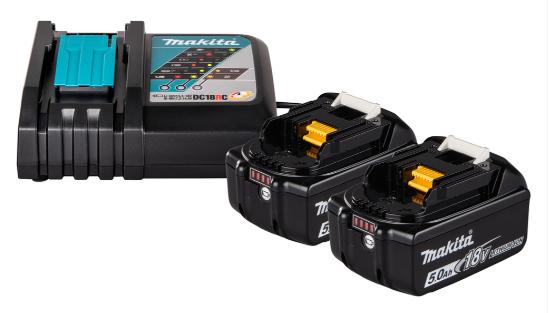 MAKITA KIT FONTE ALIMENTACAO DC18RC + BL1850B 18V 1914J6-4