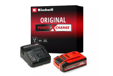 EINHELL KIT CARREGADOR + BATERIA 18V 4AH PLUS PXC
