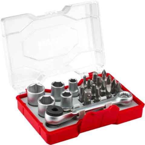 KWB CONJUNTO CHAVES CAIXA E BITS 20PCS