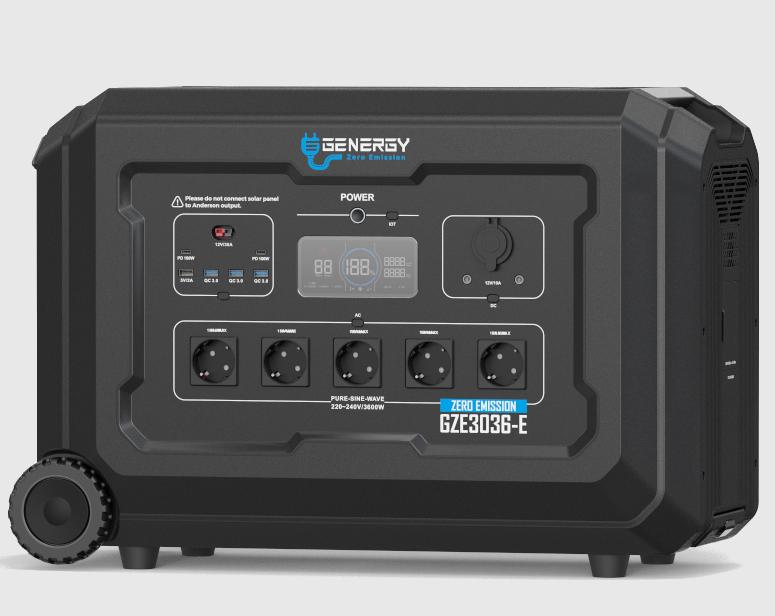 ESTAÇÃO DE ENERGIA GENERGY GZE3036-E 3072WH 3600W 31533