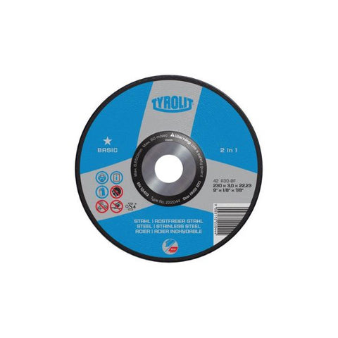 TYROLIT DISCO CORTE FERRO 230X3