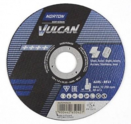 NORTON CUTTING DISC 115X1 STAINLESS STEEL DBX