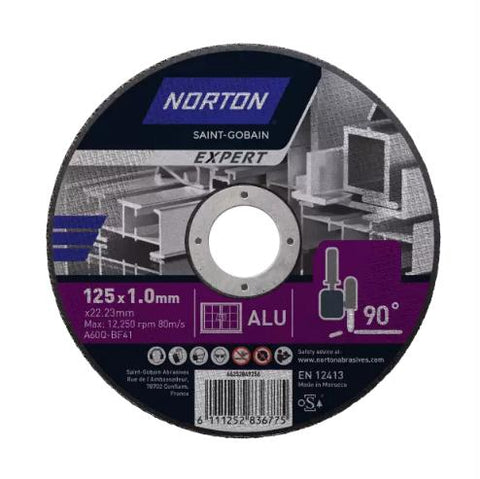 NORTON DISCO CORTE ALUMINIO 115X 1