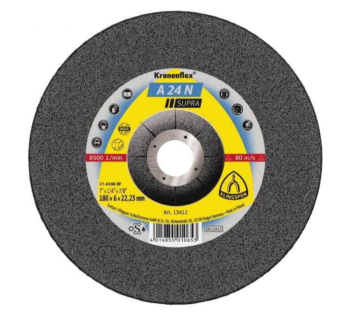KLINGSPOR DISCO DESBASTE ALUMINIO 115X6