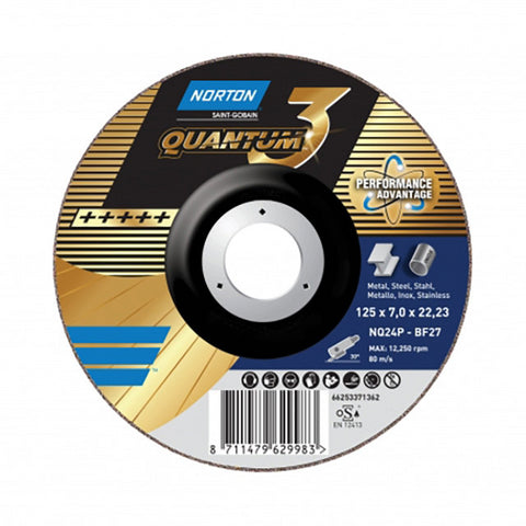 NORTON DISCO REBARBAR ALUMINIO 125X7