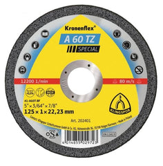 KLINGSPOR ALUMINUM CUTTING DISC 125X 1