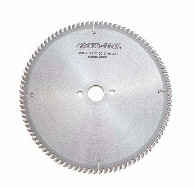 MASTER PROF DISCO ALUMINIO COM PASTILHA 300X30  96D