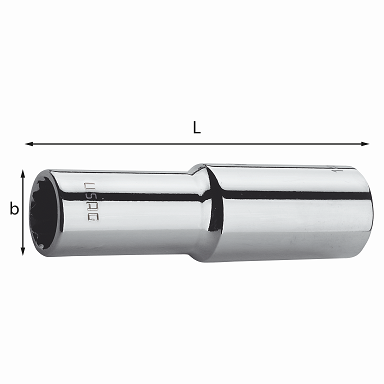 USAG 235 3/8 L 20 CHAVE DE CAIXA LONGA