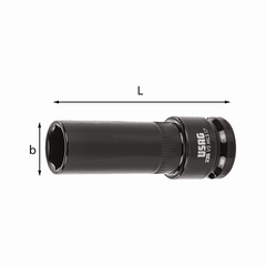 USAG 235 1/2 MLS 15 HEX SOCKET WRENCH