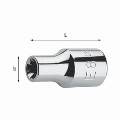 USAG 235 3/8 NTX E 10 CHAVE DE CAIXA