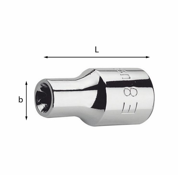 USAG 235 1/4 NTX E 8 LLAVE DE VASO