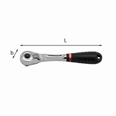 USAG 237 1/4 BP REVERSIBLE RATCHET