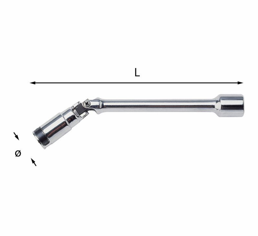 USAG 278 18 ARTICULATED SPARK PLUG WRENCH