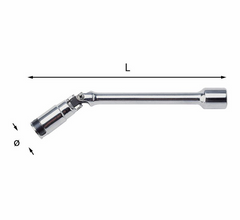 USAG 278 18 ARTICULATED SPARK PLUG WRENCH