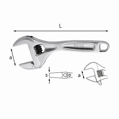 USAG 294 AC CHAVE INGLESA CURTA