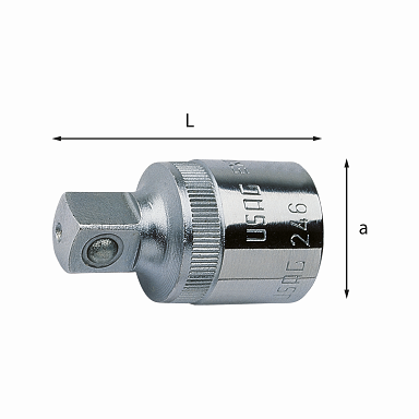 USAG 246 3/8 -1/4 REDUTOR