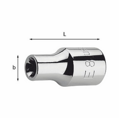 USAG 235 1/4 TX E 10 CHAVE DE CAIXA TX