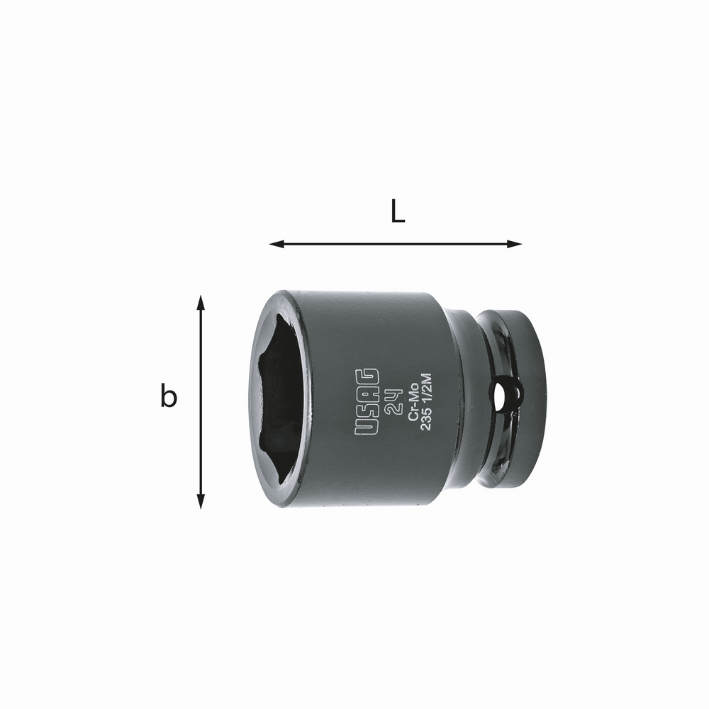USAG 235 1/2 M 19 HEXAGONAL SOCKET WRENCH