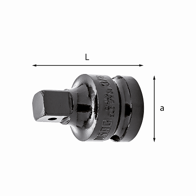 USAG 246 1/2 M REDUCTOR IMPACTO 1/2-3/8