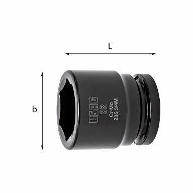 USAG 235 3/4 M 28 IMPACT SOCKET WRENCH