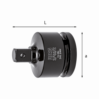 USAG 246 3/4 M REDUTOR IMPACTO 3/4-1/2
