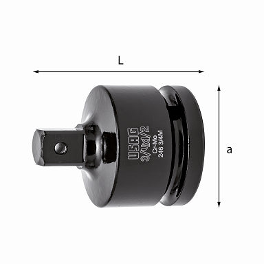 USAG 246 3/4 M REDUTOR IMPACTO 3/4-1/2