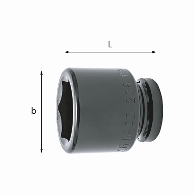 USAG 235 1 M 50 CHAVE DE CAIXA IMPACTO