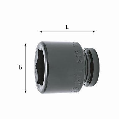 USAG 235 1 M 50 CHAVE DE CAIXA IMPACTO