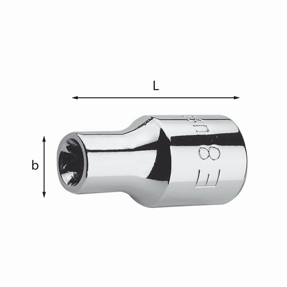 USAG 235 1/2 NTX E 18 CHAVE DE CAIXA TORX