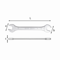 USAG 252 N 30X32 2-WING WRENCH