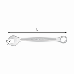 USAG 285 P 1/4 MIXED WRENCH